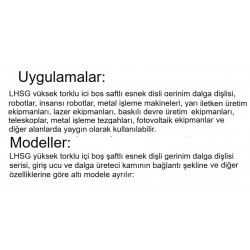 1 LHSG Yüksek Torklu İçi Boş Şaftlı Esnek Dişli Gerilim Dalgalı Dişli